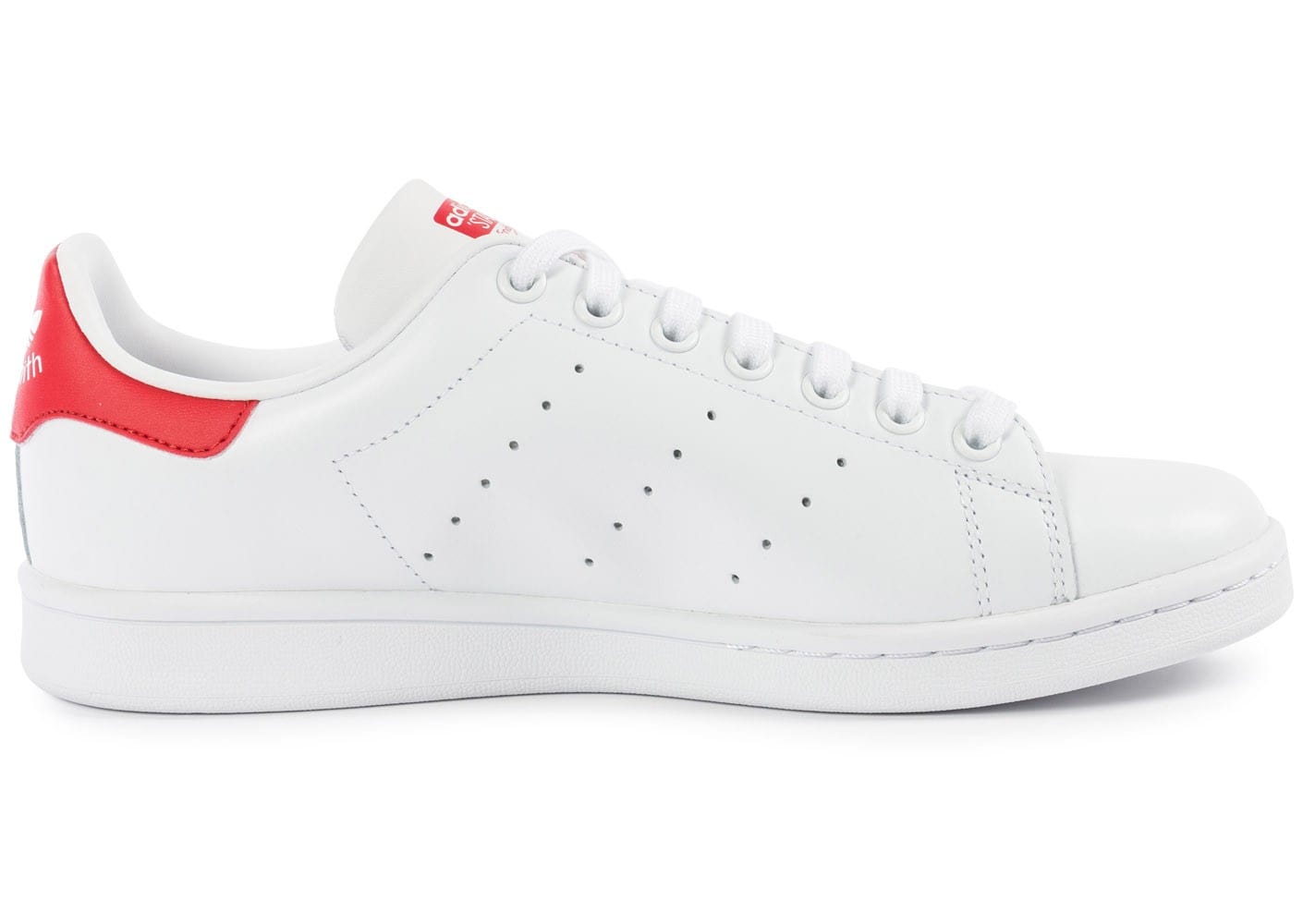 adidas stan smith blanche rouge